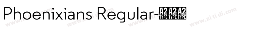 Phoenixians Regular字体转换